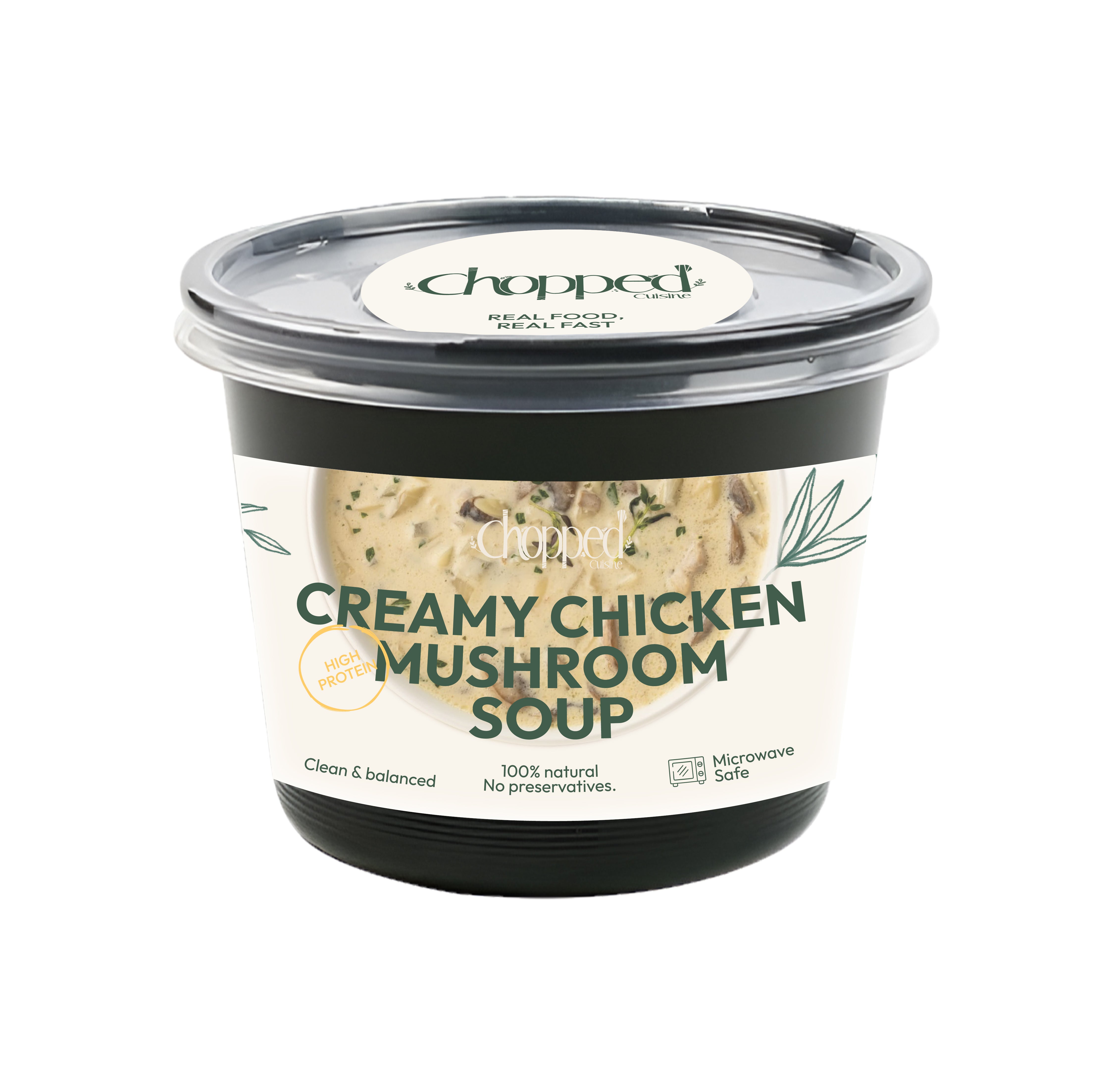 Creamy mushroom soup