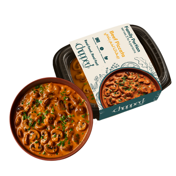 Family Portion Beef Picatta