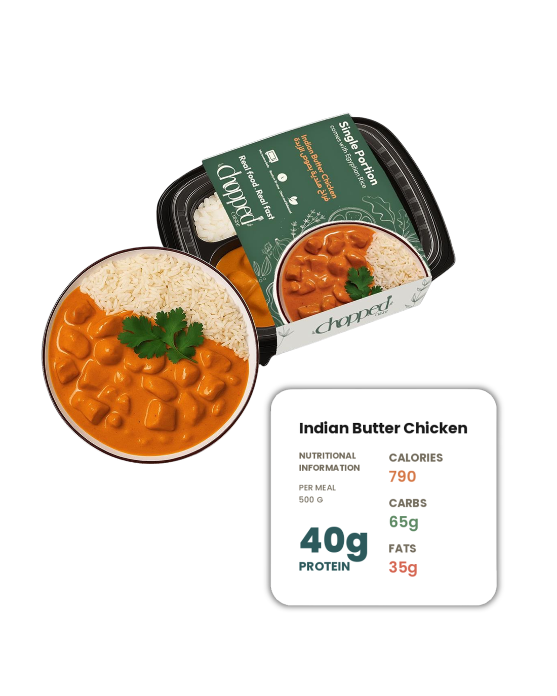 Indian Butter Chicken (Single Meal - 500 grams)